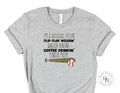 Baseball Yellin Coffee Drinkin Kinda Mom Graphic Tee