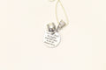 Baseball Let The Field Be Joyful and All That Is In It Pendant on Silver Chain, Psalms 96 12 Bible Verse Jewelry Gift For Her
